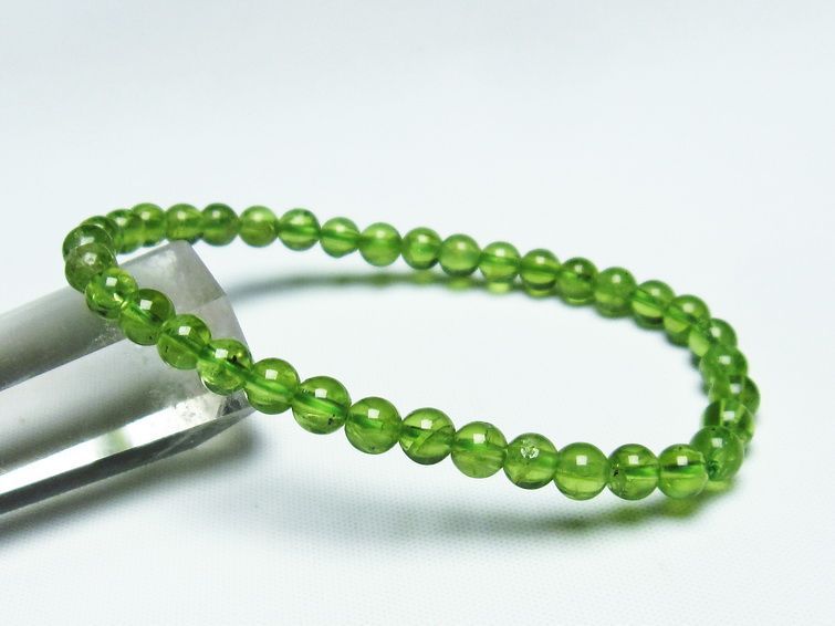 ڥɥå ֥쥹å 5mm ڥɡ ʪ  Peridot Bracelet  [M 1/10] 111-19146