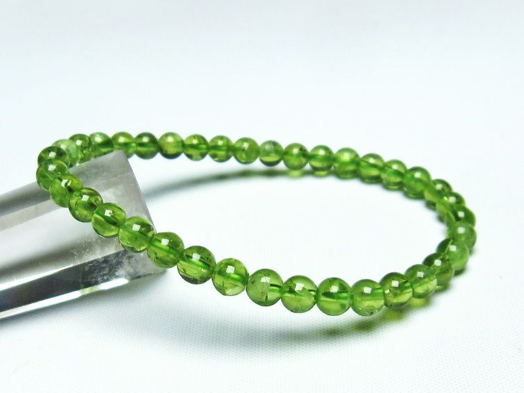 ڥɥå ֥쥹å 5mm ڥɡ ʪ  Peridot Bracelet  [M 1/10] 111-19152