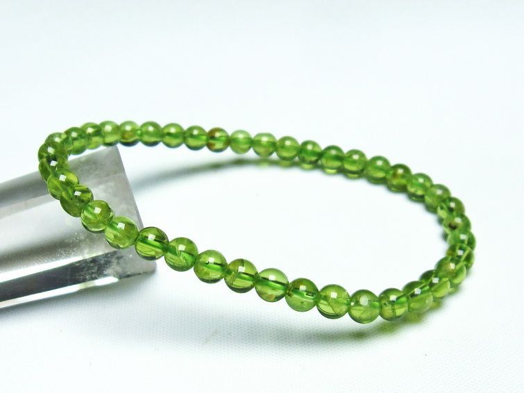 ڥɥå ֥쥹å 5mm ڥɡ ʪ  Peridot Bracelet  [M 1/10] 111-19158