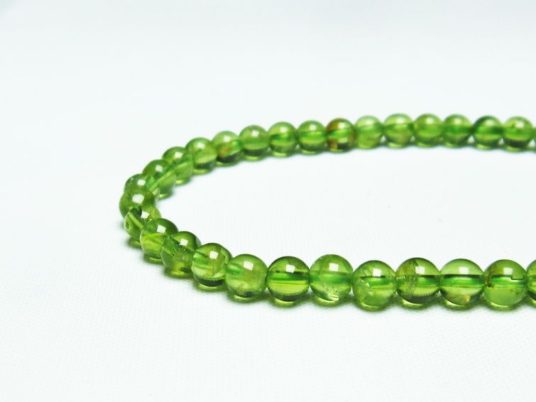 ڥɥå ֥쥹å 5mm ڥɡ ʪ  Peridot Bracelet  [M 1/10] 111-19158