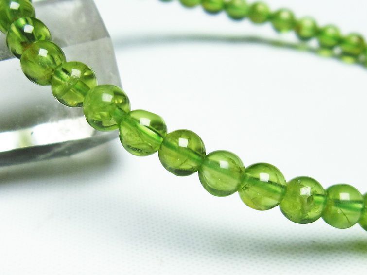 ڥɥå ֥쥹å 5mm ڥɡ ʪ  Peridot Bracelet  [M 1/10] 111-19161