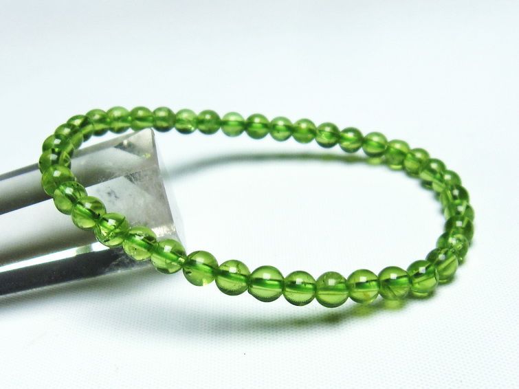 ڥɥå ֥쥹å 5mm ڥɡ ʪ  Peridot Bracelet  [M 1/10] 111-19181