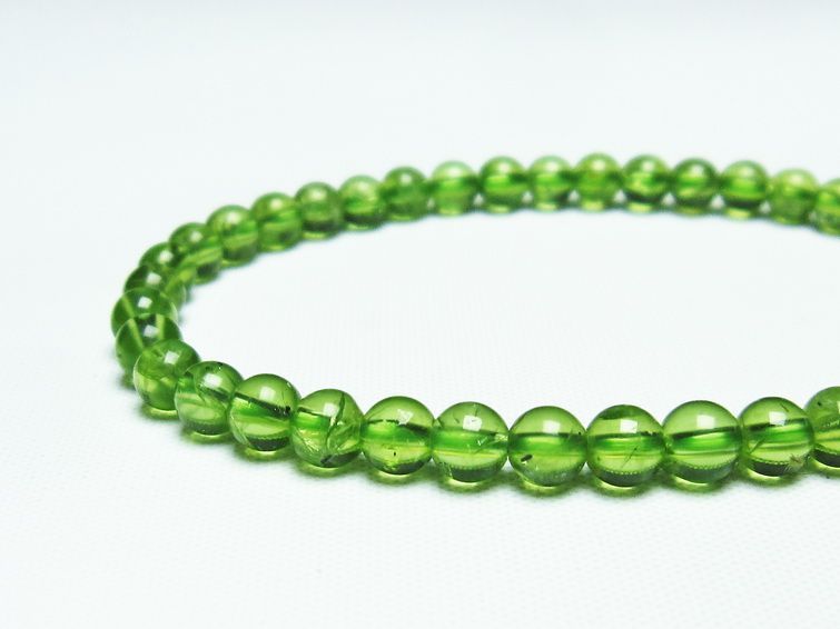 ڥɥå ֥쥹å 5mm ڥɡ ʪ  Peridot Bracelet  [M 1/10] 111-19181