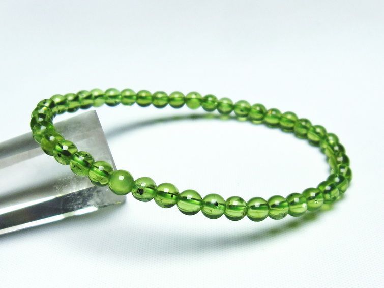 ڥɥå ֥쥹å 5mm ʪ 8  Peridot Bracelet  [M 1/10] 111-19184