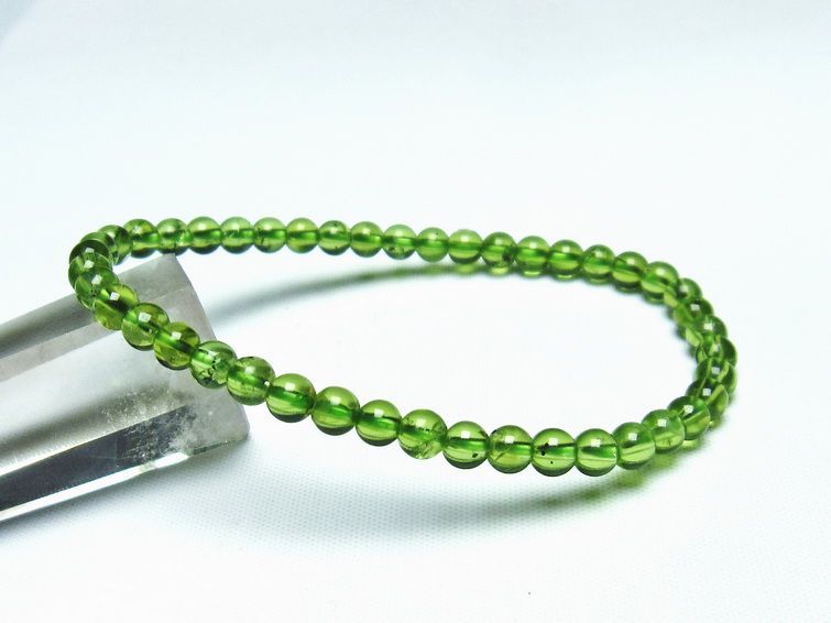 ڥɥå ֥쥹å 5mm ڥɡ ʪ  Peridot Bracelet  [M 1/10] 111-19192