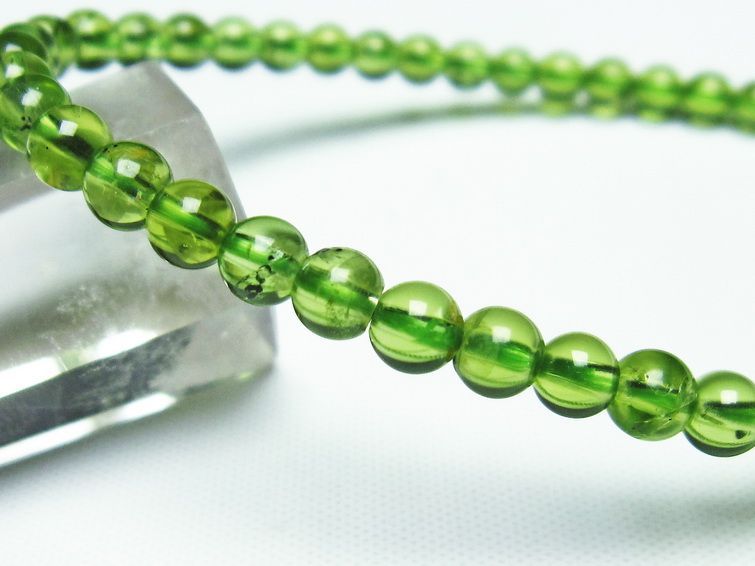 ڥɥå ֥쥹å 5mm ڥɡ ʪ  Peridot Bracelet  [M 1/10] 111-19192