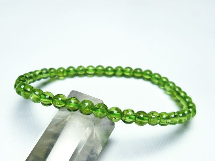 ڥɥå ֥쥹å 5mm ڥɡ ʪ  Peridot Bracelet  [M 1/10] 111-21861