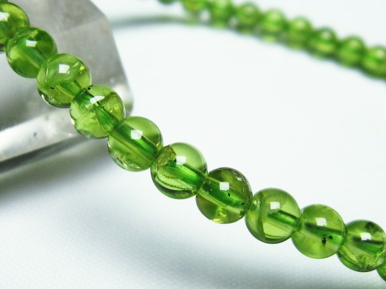 ڥɥå ֥쥹å 5mm ڥɡ ʪ  Peridot Bracelet  [M 1/10] 111-21861