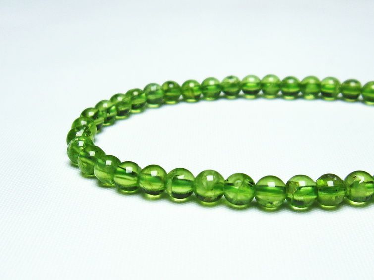 ڥɥå ֥쥹å 5mm ڥɡ ʪ  Peridot Bracelet  [M 1/10] 111-21861