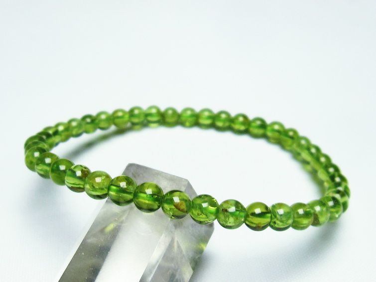 ڥɥå ֥쥹å 5mm ڥɡ ʪ  Peridot Bracelet  [M 1/10] 111-21876