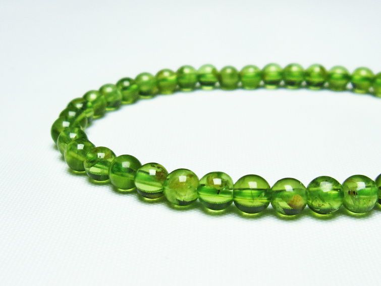 ڥɥå ֥쥹å 5mm ڥɡ ʪ  Peridot Bracelet  [M 1/10] 111-21876