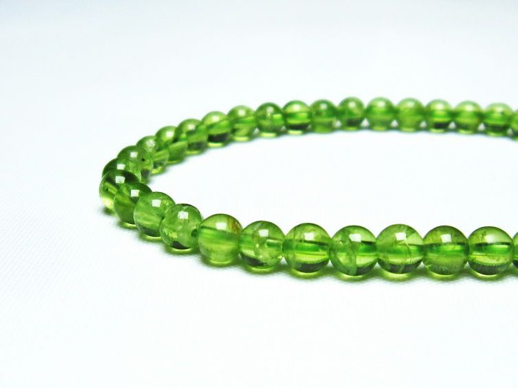 ڥɥå ֥쥹å 5mm ڥɡ ʪ  Peridot Bracelet  [M 1/10] 111-21887