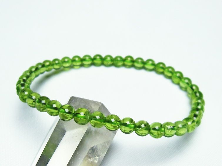 ڥɥå ֥쥹å 5mm ڥɡ ʪ  Peridot Bracelet  [M 1/10] 111-21892