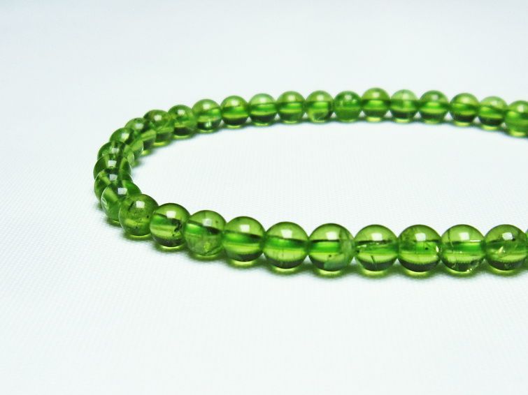 ڥɥå ֥쥹å 5mm ڥɡ ʪ  Peridot Bracelet  [M 1/10] 111-21892