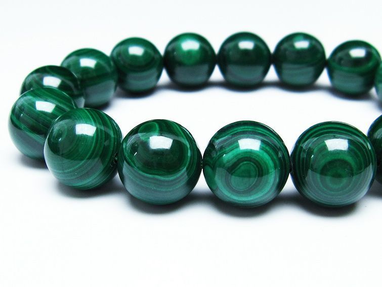 ޥ饫 ֥쥹å 14mm ŷ malachite ʪ  111-29355