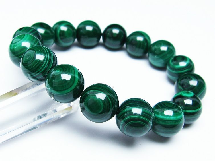 ޥ饫 ֥쥹å 14mm ŷ malachite ʪ  111-29357