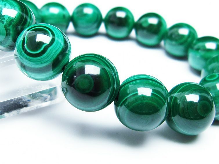 ޥ饫 ֥쥹å 14mm ŷ malachite ʪ  111-29363