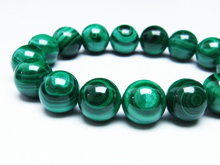 ޥ饫 ֥쥹å 14mm ŷ malachite ʪ  111-29363