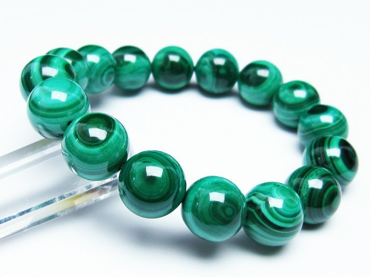 ޥ饫 ֥쥹å 14mm ŷ malachite ʪ  111-29365