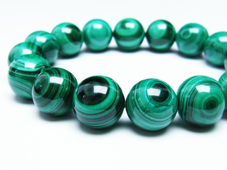 ޥ饫 ֥쥹å 14mm ŷ malachite ʪ  111-29365