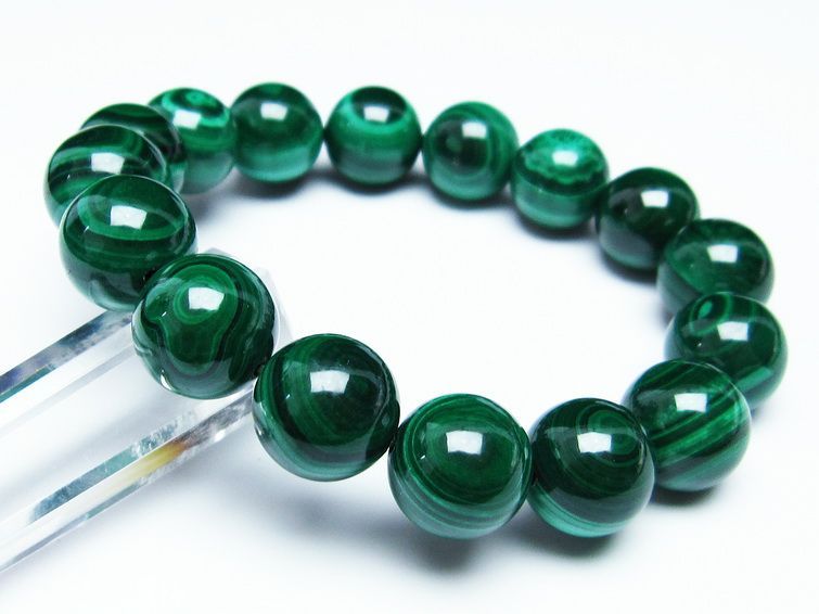 ޥ饫 ֥쥹å 14mm ŷ malachite ʪ  111-29369