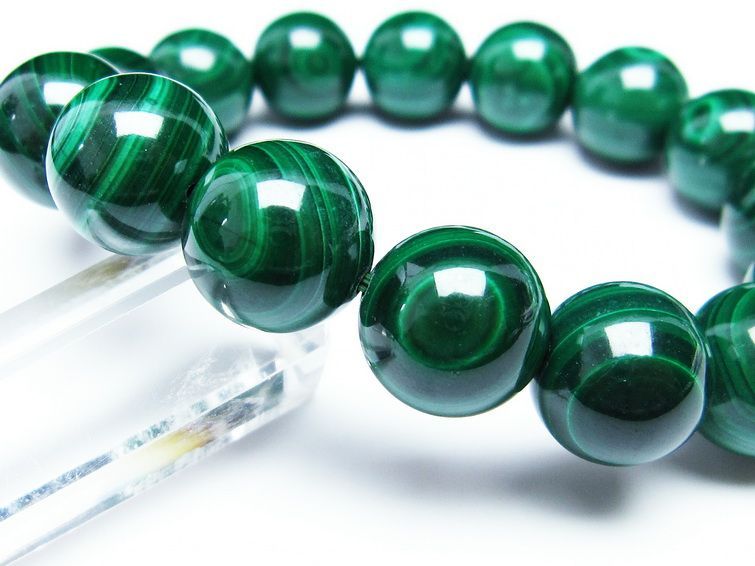 ޥ饫 ֥쥹å 14mm ŷ malachite ʪ  111-29370