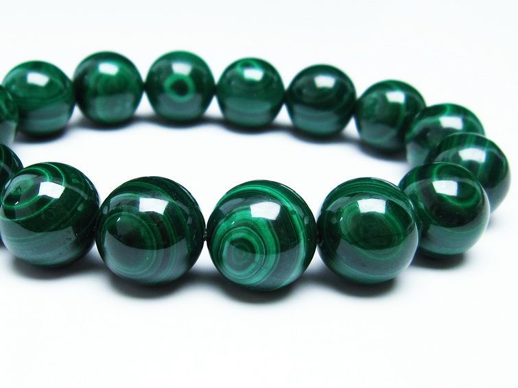 ޥ饫 ֥쥹å 14mm ŷ malachite ʪ  111-29370