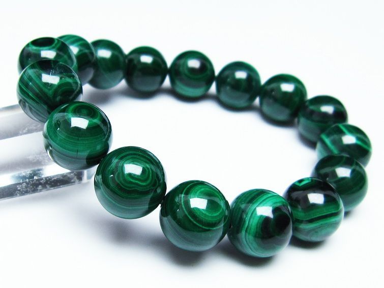 ޥ饫 ֥쥹å 14mm ŷ malachite ʪ  111-29372