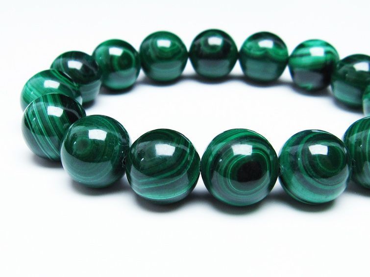 ޥ饫 ֥쥹å 14mm ŷ malachite ʪ  111-29372