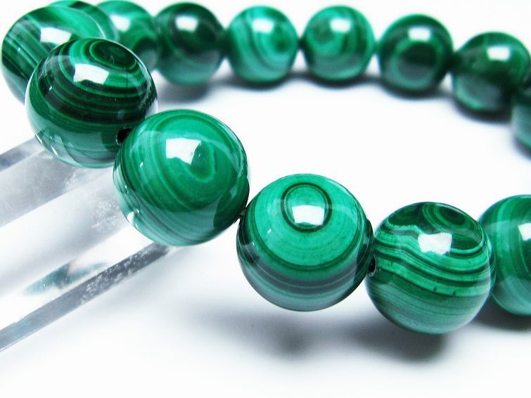 ޥ饫 ֥쥹å 14mm ŷ malachite ʪ  111-29373