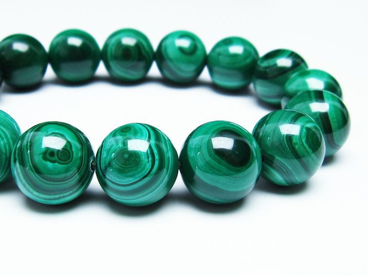 ޥ饫 ֥쥹å 14mm ŷ malachite ʪ  111-29373