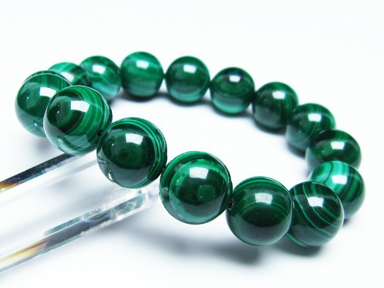 ޥ饫 ֥쥹å 14mm ŷ malachite ʪ  111-29378