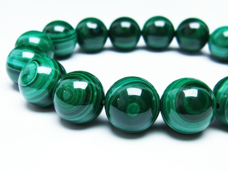 ޥ饫 ֥쥹å 14mm ŷ malachite ʪ  111-29378