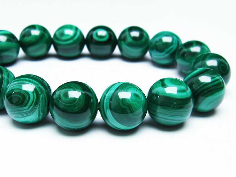 ޥ饫 ֥쥹å 14mm ŷ malachite ʪ  111-29380