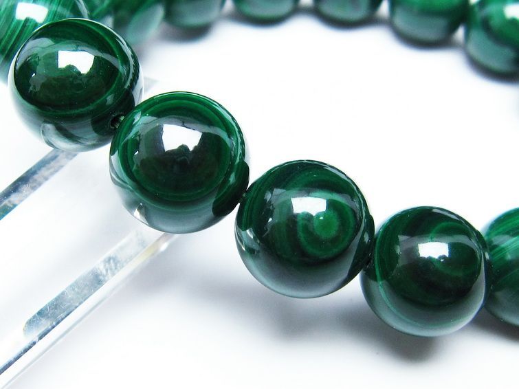 ޥ饫 ֥쥹å 14mm ŷ malachite ʪ  111-29381