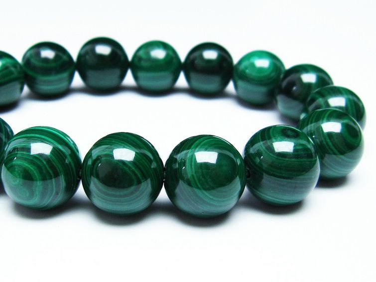 ޥ饫 ֥쥹å 14mm ŷ malachite ʪ  111-29381