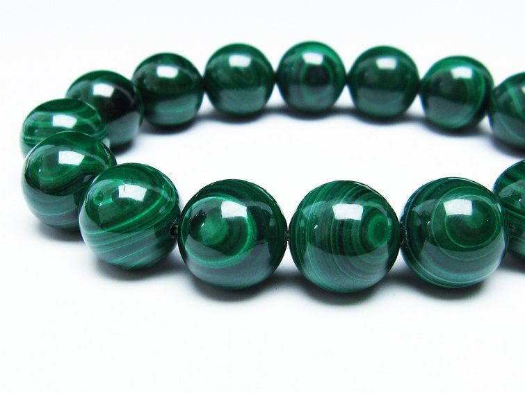 ޥ饫 ֥쥹å 14mm ŷ malachite ʪ  111-29382