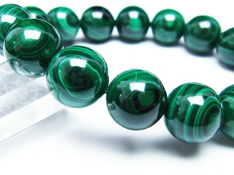 ޥ饫 ֥쥹å 14mm ŷ malachite ʪ  111-29383