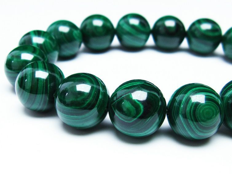 ޥ饫 ֥쥹å 14mm ŷ malachite ʪ  111-29383