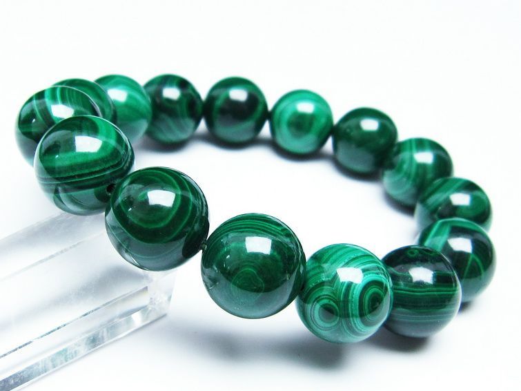 ޥ饫 ֥쥹å 15mm ŷ malachite ʪ  111-29385