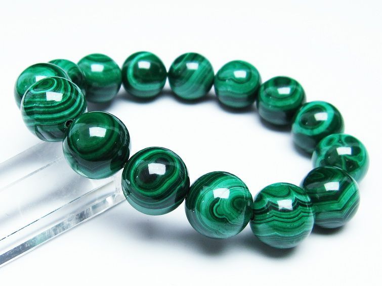 ޥ饫 ֥쥹å 14mm ŷ malachite ʪ  111-29386