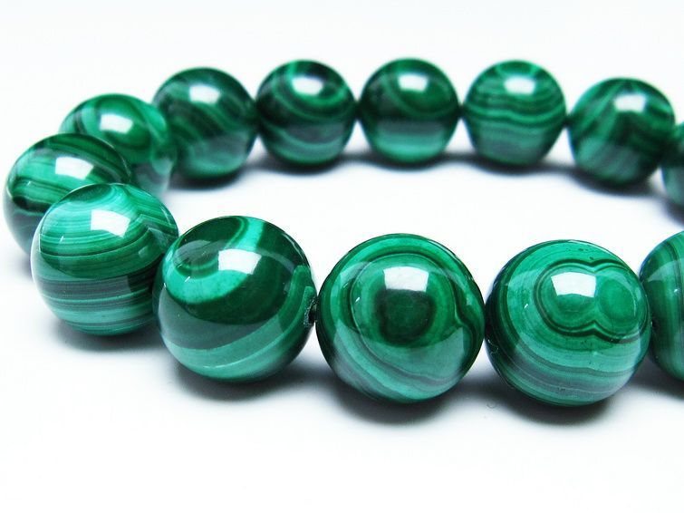 ޥ饫 ֥쥹å 14mm ŷ malachite ʪ  111-29386