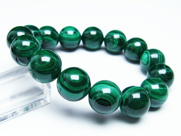 ޥ饫 ֥쥹å 14mm ŷ malachite ʪ  111-29387