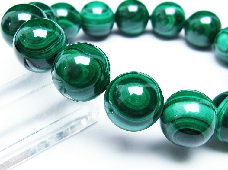 ޥ饫 ֥쥹å 14mm ŷ malachite ʪ  111-29387