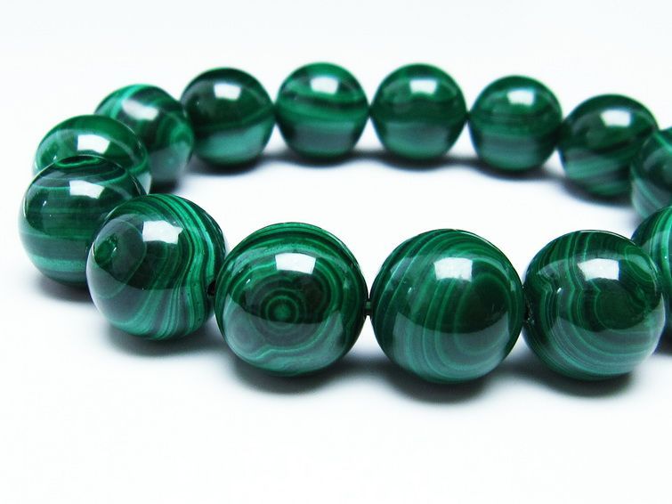 ޥ饫 ֥쥹å 14mm ŷ malachite ʪ  111-29387