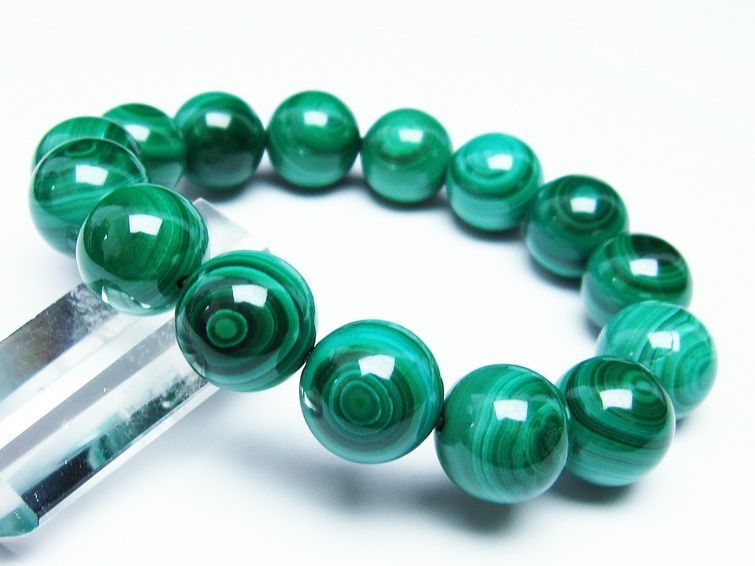 ޥ饫 ֥쥹å 14mm ŷ malachite ʪ  111-29391