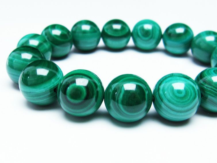 ޥ饫 ֥쥹å 14mm ŷ malachite ʪ  111-29391