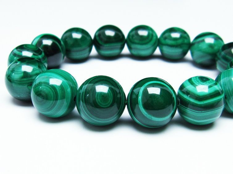 ޥ饫 ֥쥹å 15mm ŷ malachite ʪ  111-29393