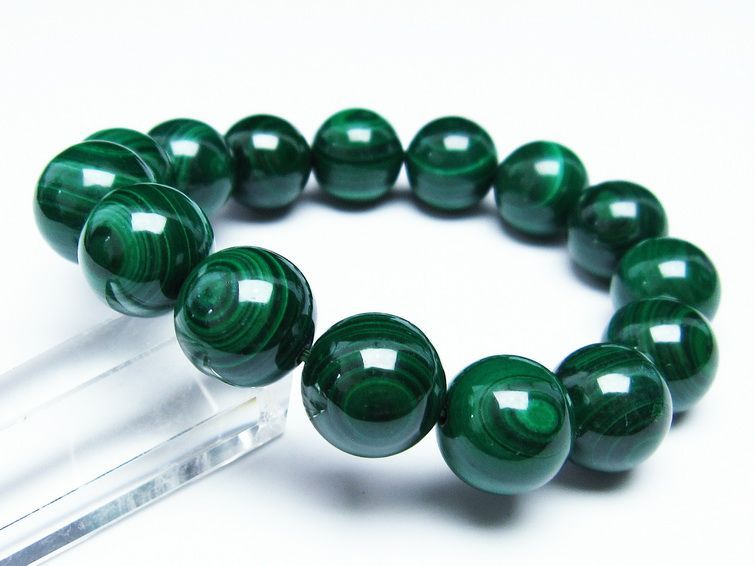 ޥ饫 ֥쥹å 15mm ŷ malachite ʪ  111-29394