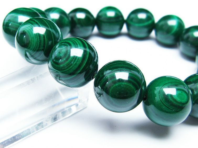 ޥ饫 ֥쥹å 15mm ŷ malachite ʪ  111-29394